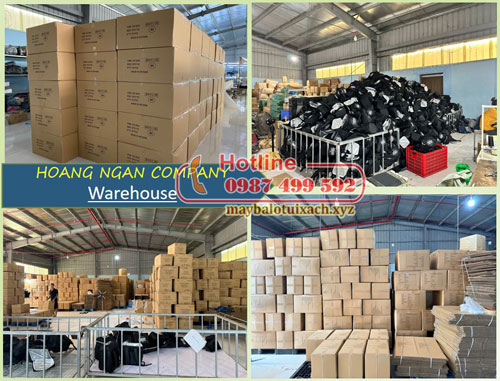 kho hang tai xuong gia cong balo xuat khau chuyen nghiep