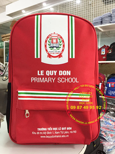 san xuat balo qua tang truong Le Quy Don