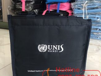 Sản xuất túi giữ nhiệt quà tặng trường Unis