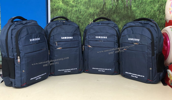 san xuat balo laptop qua tang Samsung